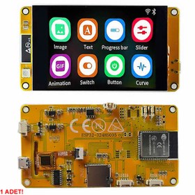 Resim Genel Markalar ESP32-48S035 3.5 inch Kapasitif Dokunmatik Tft Lcd Modül 320x480 Pixel Rgb Led Ldr Usb Uart IO Sens 