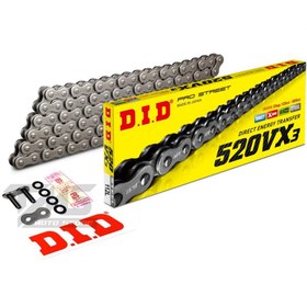 Resim Dıd Çelik Zincir 520-120l Vx3 X-rıng 2015-2023 Kawasaki Vulcan S 