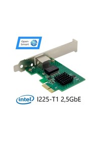 Resim Open Smart 1 Port Intel I225-T1 2,5GbE Ethernet Kart - OPS7265NT 