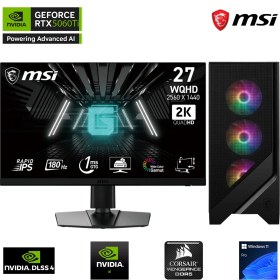 Resim Go Gamer S16DK RTX5000 Gaming / I7 14700KF / 64GB Ddr5 Ram / 2tb SSD Gen4 / RTX5060TI 8gb / 240MM Sıvı Soğutma / 27" 2k 180Hz. / B760 Msı Oyuncu bilgisayarı 