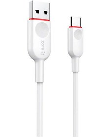 Resim Goocamp Beyaz Zcl-03 Type-c Usb Kablo 