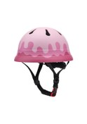 Resim Neevoyu Kız Çocuklar İçin Kışlık Kask, Bisiklet Kaykay Korumalı Kask, 51-54cm Kepçe, Pembe Renk, 204g Ağırlık, Pc+eps Malzeme Pembe 