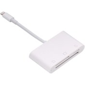 Resim iphone Uyumlu iPad iPod SD TF CF Kart Okuyucu Adaptör Çevirici NK1011 