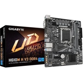 Resim Gigabyte Gıgabyte H610M-H-V3 Ddr4 3200MHZ 1xvga 1xhdmı 1xm.2 USB 3.2 Matx 1700P (12. / 13. ve 14. Nesil Işlemci Uyumlu) 