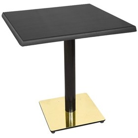Resim Beymobilya Karanfil Werzalit Gold Kare Masa 70X70 (532345119) 