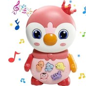 Resim Yuncak Işıklı Ve Müzikli Sevimli Penguen Bebek Piyanosu 