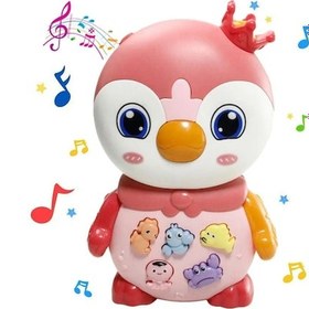 Resim Yuncak Işıklı Ve Müzikli Sevimli Penguen Bebek Piyanosu 