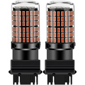 Resim Symbee 2 Adet 3157 P27-7w T25 Led Araç Ampulü - Kırmızı, Yüksek Parlaklık, Ip68 Su Geçirmez, Evrensel Uyumlu 