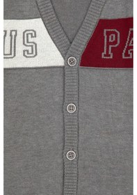 Resim U.S. Polo Assn. U.s. Polo Assn. Erkek Çocuk Gri Melanj Hırka Triko 50317115-vr086 