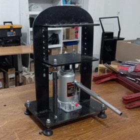 Resim Arvallı Masa Üstü Taşınabilir Hobi Atölye Presi 10 Tonluk Kriko 