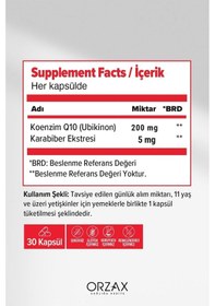 Resim Ocean Koenzim Q10 200 Mg 30 Kapsül X 2 Adet 
