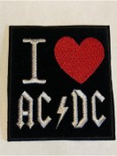 Resim StüdyoÜmitTişört Acdc -ı Love Acdc Patch-peç,arma,kot Yaması 