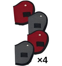 Resim 4 Adet Çocuk Emniyet Kemeri Çok Renkli Tutucu Klips Araç İçi Kemer Düzenleyici 