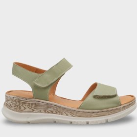 Resim Capone Outfitters Corrinne Hakiki Deri Soft Konfor Kadın Sandalet 