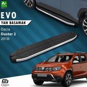 Resim S-Dizayn Dacia Duster 2 Evo Krom Yan Basamak 183 Cm 2018-2023 A+ Kalite 