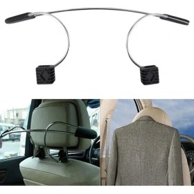 Resim Araba Oto Koltuk Kafalık Arkası Ceket ve Elbise Askılığı Metal Askı 