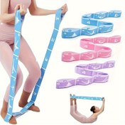 Resim 1 adet 90cm/35.4 inç-125cm/49.2 inç Profesyonel Jimnastik Esneme Bandı, Fitness Direnç Bandı, Yoga Esnemesi, Vücut Şekillendirme İçin Uygun 