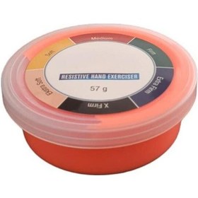 Resim Orta Direnç El Egzersiz Hamuru Kırmızı 57 G 
