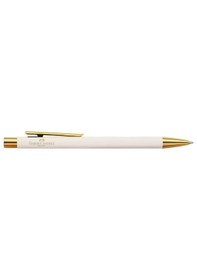 Resim Faber Castell Marshmellow Neo Slim Tükenmez Kalem Beyaz - Altın 