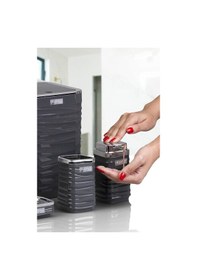 Resim Luna 5li Banyo Set. Krom-antrasit Gri 