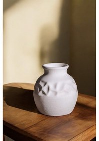 Resim Beyaz Dekoratif Vazo Obje Ev Dekorasyon Masa Üstü Dekor Vazo Model 46 Karışık 