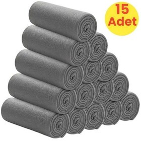 Resim Tezzgelsin Cafe Restaurant 1,.kalite Polar Şal 15 Adet 70 X 180 Cm Gri 