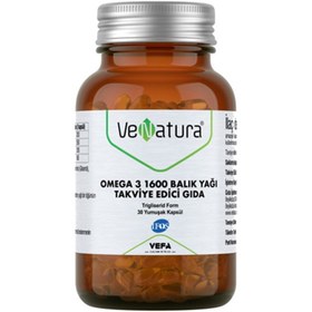 Resim Venatura Omega 3 1600 Balık Yağı 30 Kapsül 
