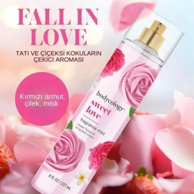 Resim Bodycology Sweet Love Fragrance Mist Çiçeksi Kadın Vücut Spreyi 