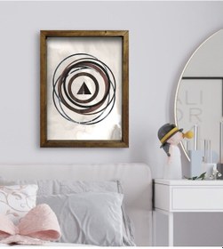 Resim Bk Gift Yatak Odası Konseptli Doğal Masif Ahşap Çerçeveli Tablo-6 (551113151) 