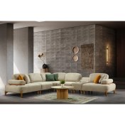 Resim Dekorbizden Venedik Çift Kollu Köşe Koltuk 