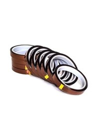 Resim Polyimid 80mm/30mt Kapton Yüksek Isı İzolasyon Bandı 