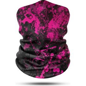 Resim Dair Motosiklet Bandana Boyunluk Dikişsiz Mikrofiber 25x53 cm Outdoor Kullanım İçin 