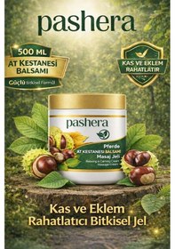 Resim Pashera At Kestanesi Masaj Kremi, Kas Ve Eklem Rahatlatıcı 500 Ml 