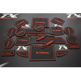 Resim Nissan X-Trail Dk Tuning Nissan 2013 - 2016 X-trail Araç Içi Silikon Kaymaz Ped Kaplama Seti 