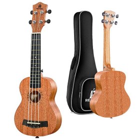 Resim Rennes RD-21 Soprano Ukulele (Çanta Capo Askı Metod Pena) 