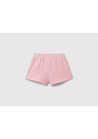 Resim Benetton Kız Bebek Bg Şort Ekru Ekru 