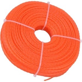Resim Hangfox 2.7mm Çift Sarımsaklı Ağır Görevli Nylon Budama Tel İpucu - 100m Uzunluk, Husqvarna/ryobi/stihl Uyumlu 