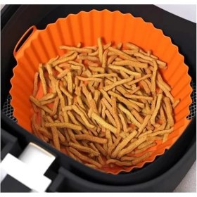 Resim AyrStore Güncelçarşı Airfryer Silikon Pişirme Kabı 20X5 cm Bpa Içermez Airfryer Pişirme Kağıdı, Yapışmaz 