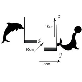 Resim Hobi Demir Sanat Yunus ve Fok Figürlü Dekoratif Metal Kitap Tutucu 