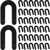 Resim Seeppitous Fayans Tesviye Sistemi Fayans Ara Aracı 1/4 Inç, Horseshoe Aracılı U Şekil Plastik Karo Tesviye Klipsi, 300PCS (Yurt Dışından) 