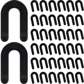 Resim Seeppitous Fayans Tesviye Sistemi Fayans Ara Aracı 1/4 Inç, Horseshoe Aracılı U Şekil Plastik Karo Tesviye Klipsi, 300PCS (Yurt Dışından) 