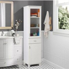 Resim Lake Çok Amaçlı Banyo Ve Mutfak Dolabı Beyaz Çok Renkli 