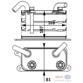 Resim KNECHT CLC62000P Yağ Soğutucu 03-10 Transporter T5 2.5TDI 