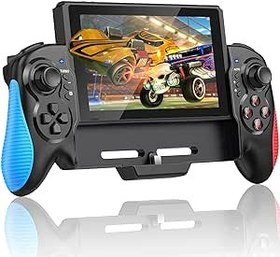 Resim Nintendo Switch/OLED için Anahtar Kontrolörü, Nintendo Switch Pro Kumandası için Tek Parça Joypad Kontrolörü Yedeği, Ayarlanabilir TURBO ve Çift Motor Titreşimli Uzaktan Kumanda 