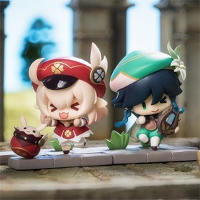 Resim Yedi Element Serisi Cilt 1 - Rüzgar ve Su Karakter Chibi Bebek Seti 
