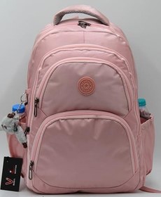 Resim Çok Bölmeli Su Geçirmez Kumaş Okul Çantası Unisex Okul Sırt Çantası 2100 