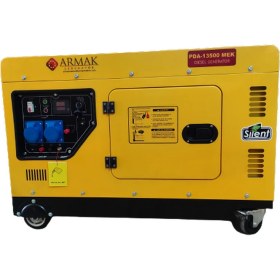 Resim Armak PDA-13500 Mek 13,7kva Dizel Monofaze Kabinli Portatif Jeneratör 