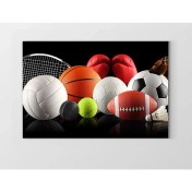 Resim Deniz Çerçeve Spor Araçları Tablosu-Çerçevesiz - 50 x 90 