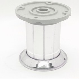 Resim EFG Keson Baza Ayağı 8cm Krom Yüzüklü-(TAKIM FİYATIDIR.) 