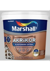Resim Marshall Akrikor Elastomerik Optima Dış Cephe Boyası G9 2,5l 2.5 L 